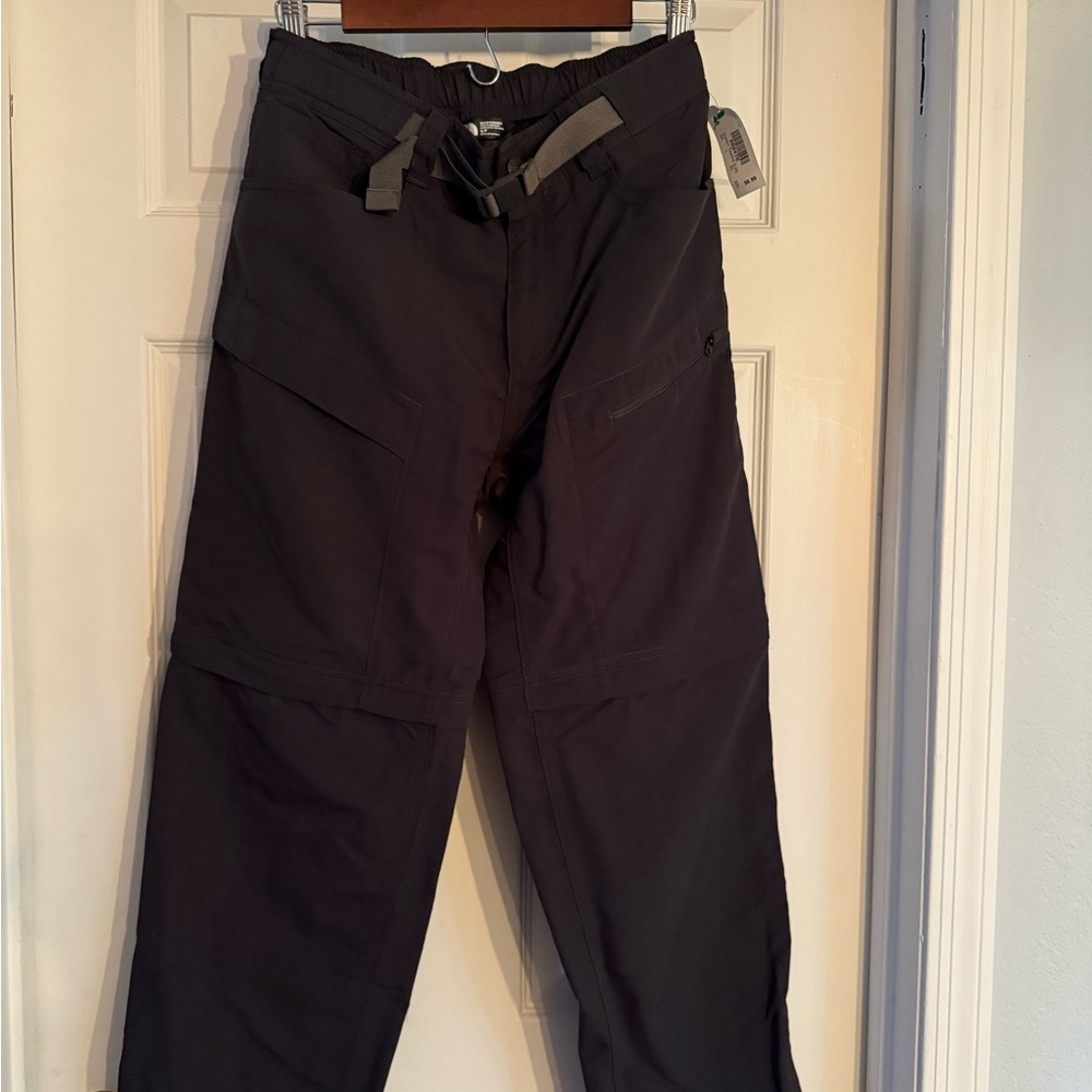 The North Face Men’s Convertible Cargo Hiking Pants | Size Small Dark Gray
